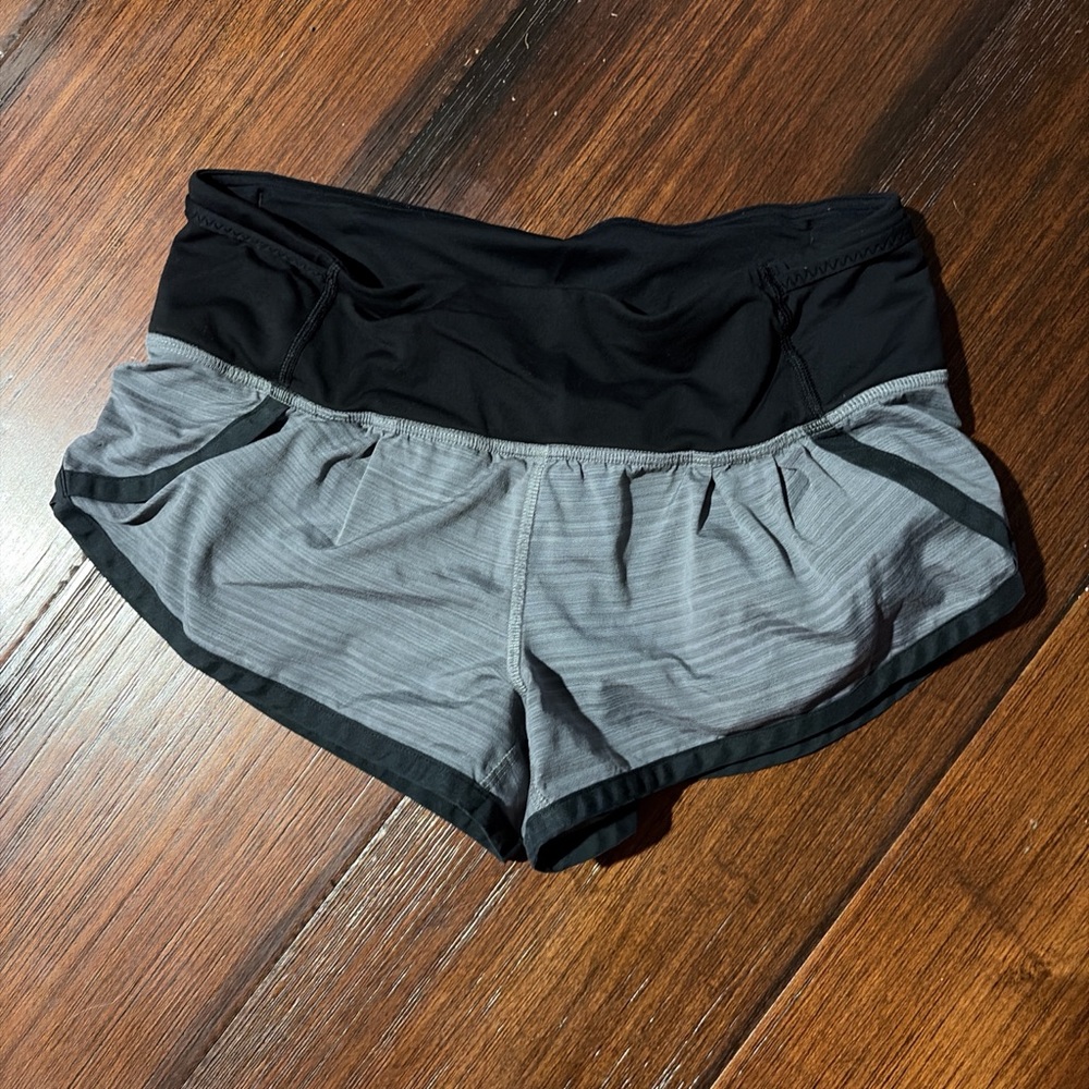 Lululemon black and grey shorts
